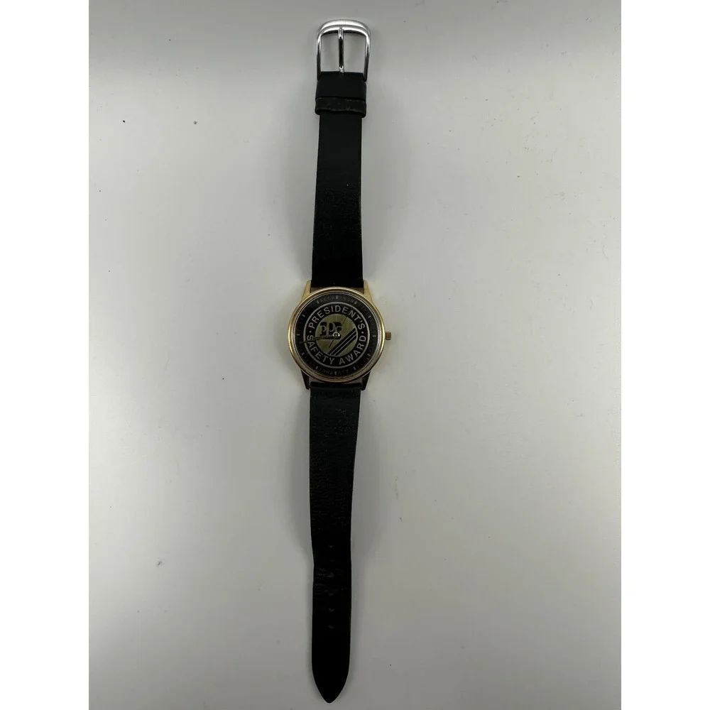 Accutron Bulova PPG Presidents Safety Award New Battery 1985 34MM 7.5